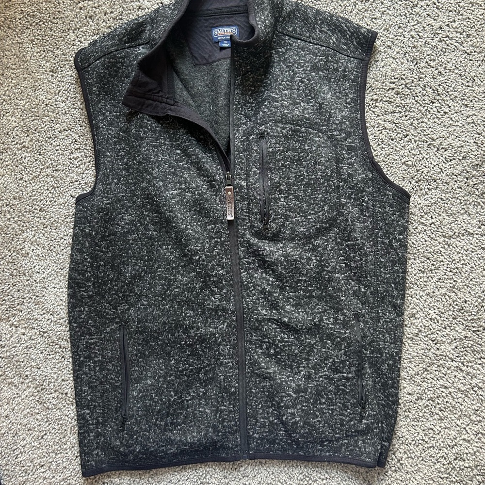Smith’s Workwear Men's Charcoal Vest